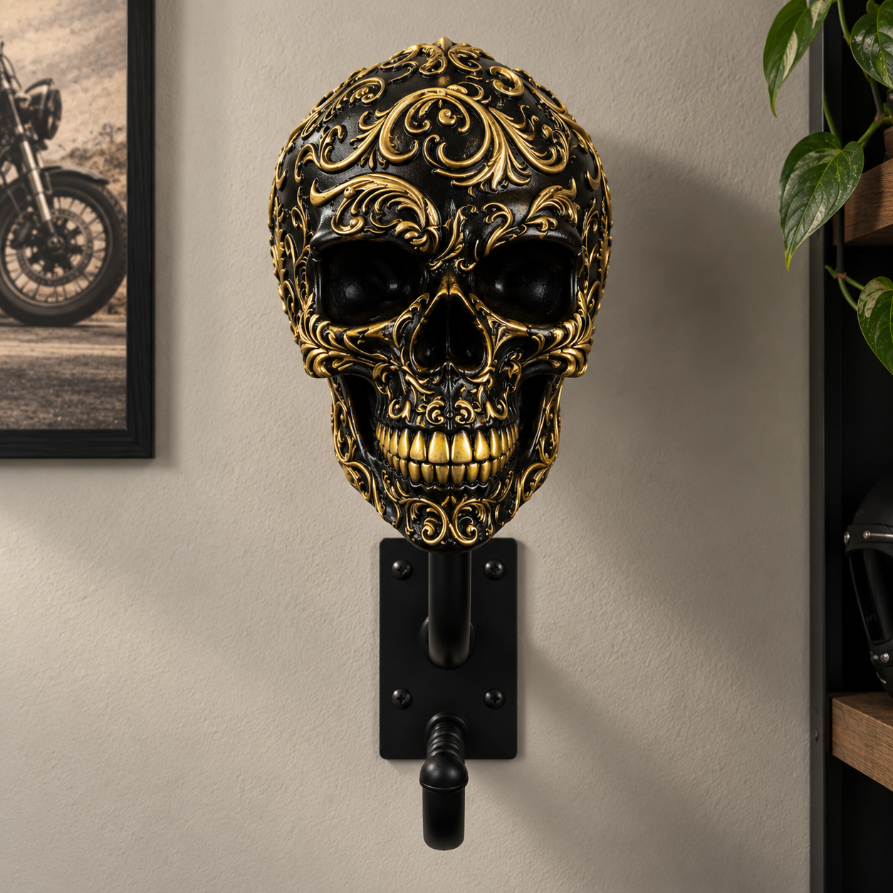 Skull Helmet Holder