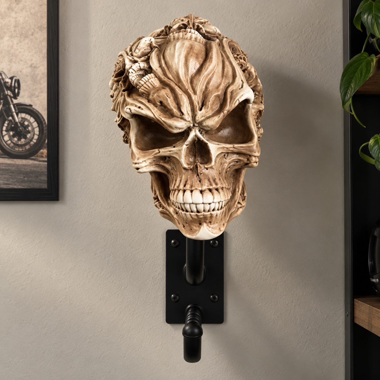 Skull Helmet Holder