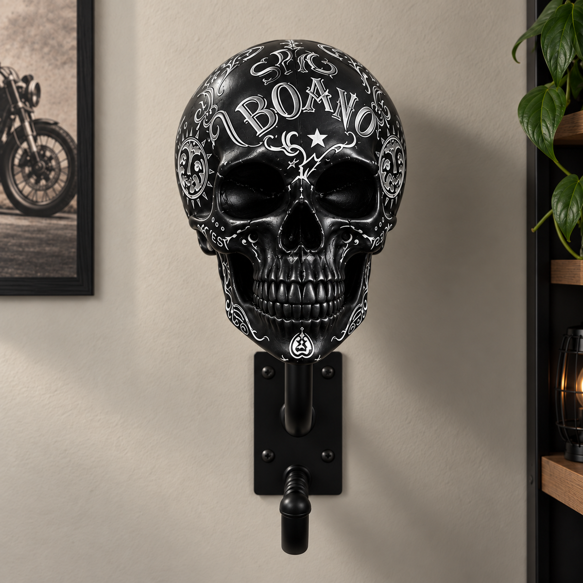 Skull Helmet Holder